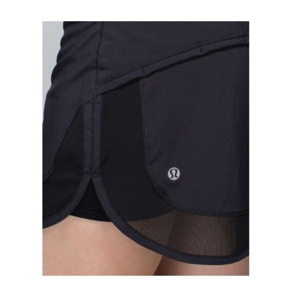 Lululemon Hotty Hot Skirt in Black Size 10 NEW! Run Running Skirt - Picture 3 of 15